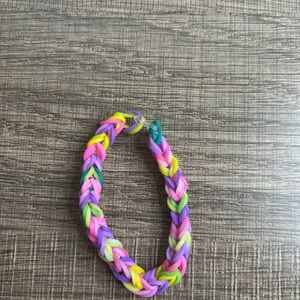 Cute Rainbow Loom Rubber Band Braclet For Teens & Kids
